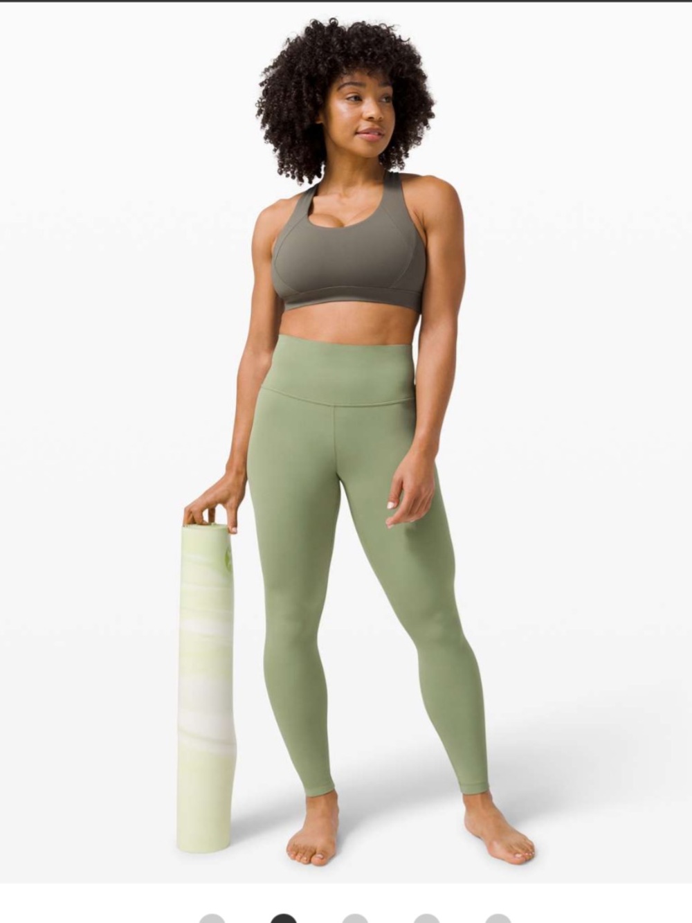 Lululemon align pant 25” willow green size‎ 2